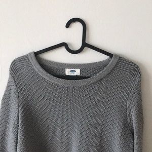 Petite gray sweater
